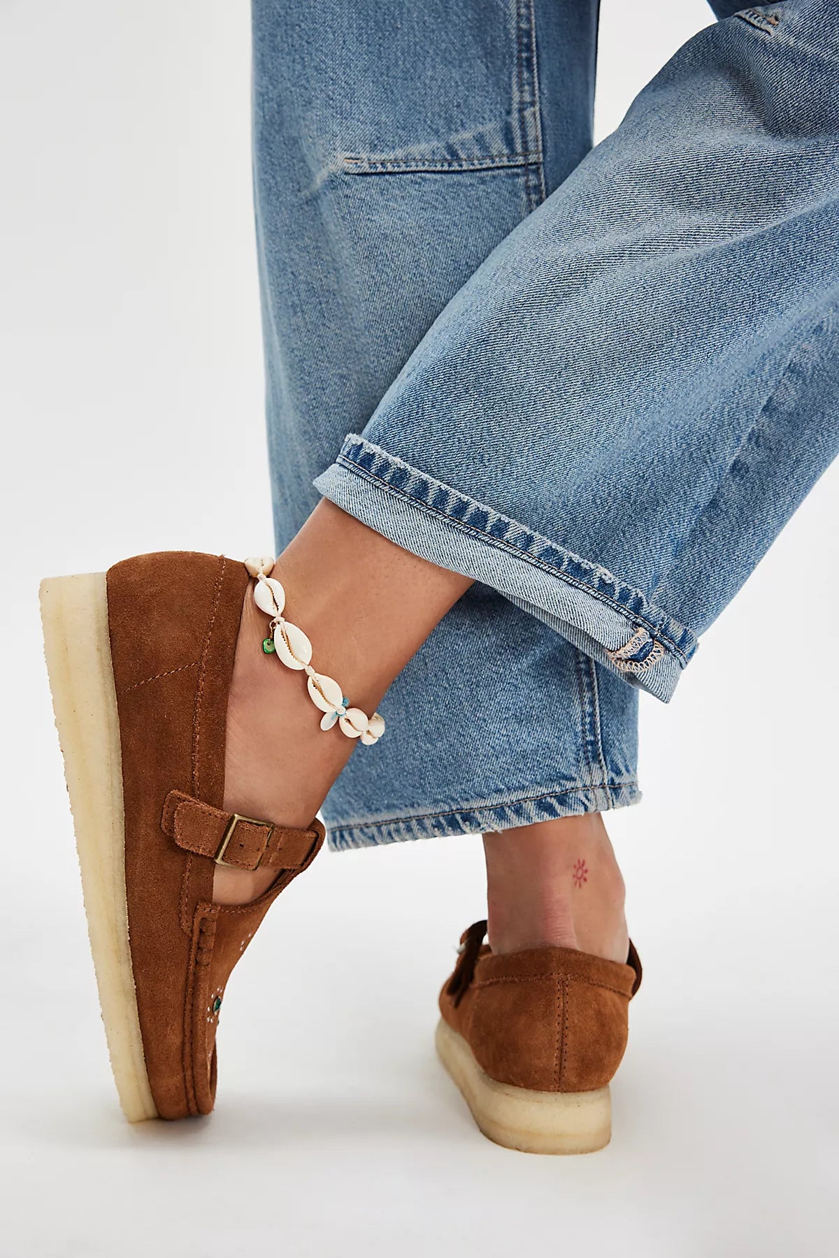 Clarks Wallabee T-Bar Mary Janes