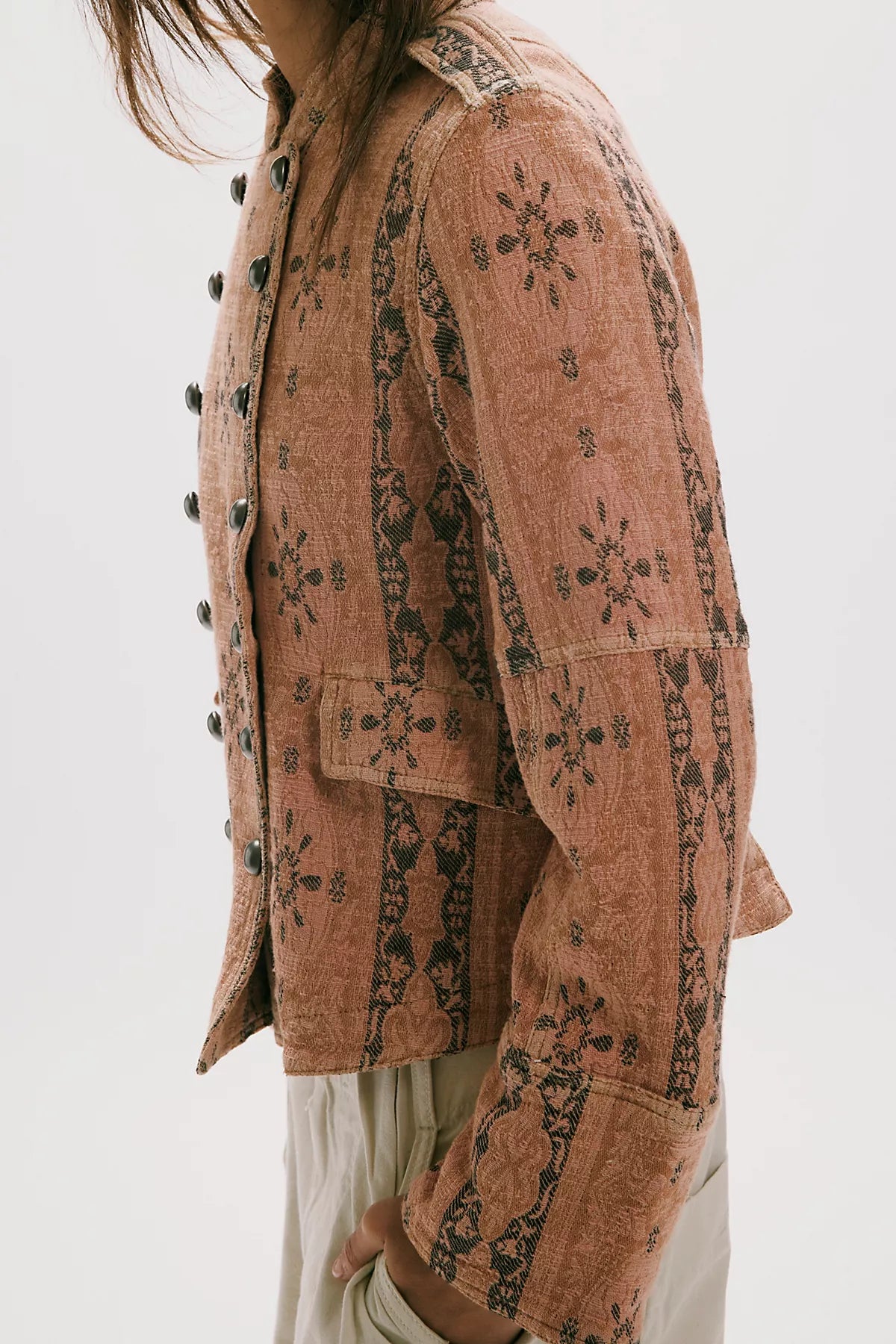 Lotty Jacquard Band Jacket