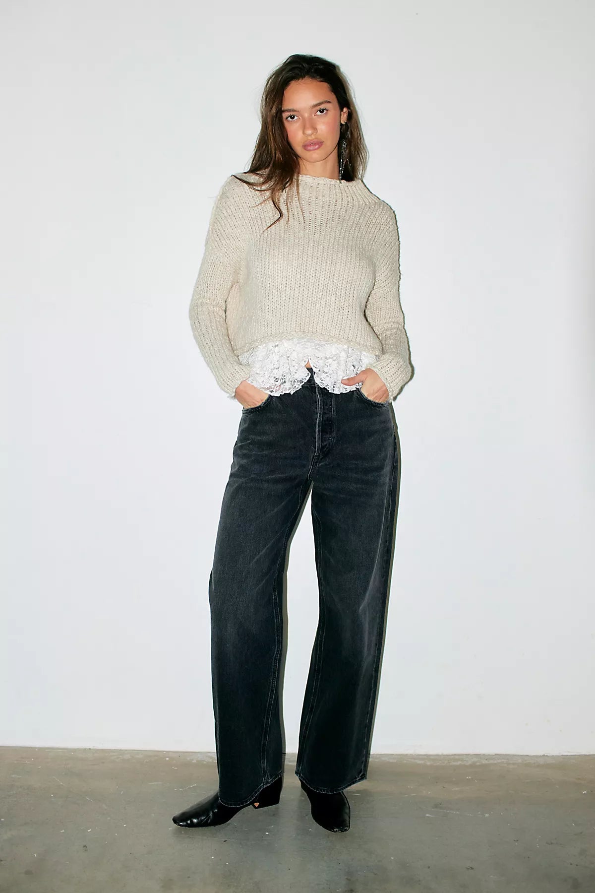 AGOLDE Low-Rise Baggy Jeans