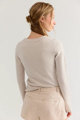 Malibu Cashmere Crewneck Sweater