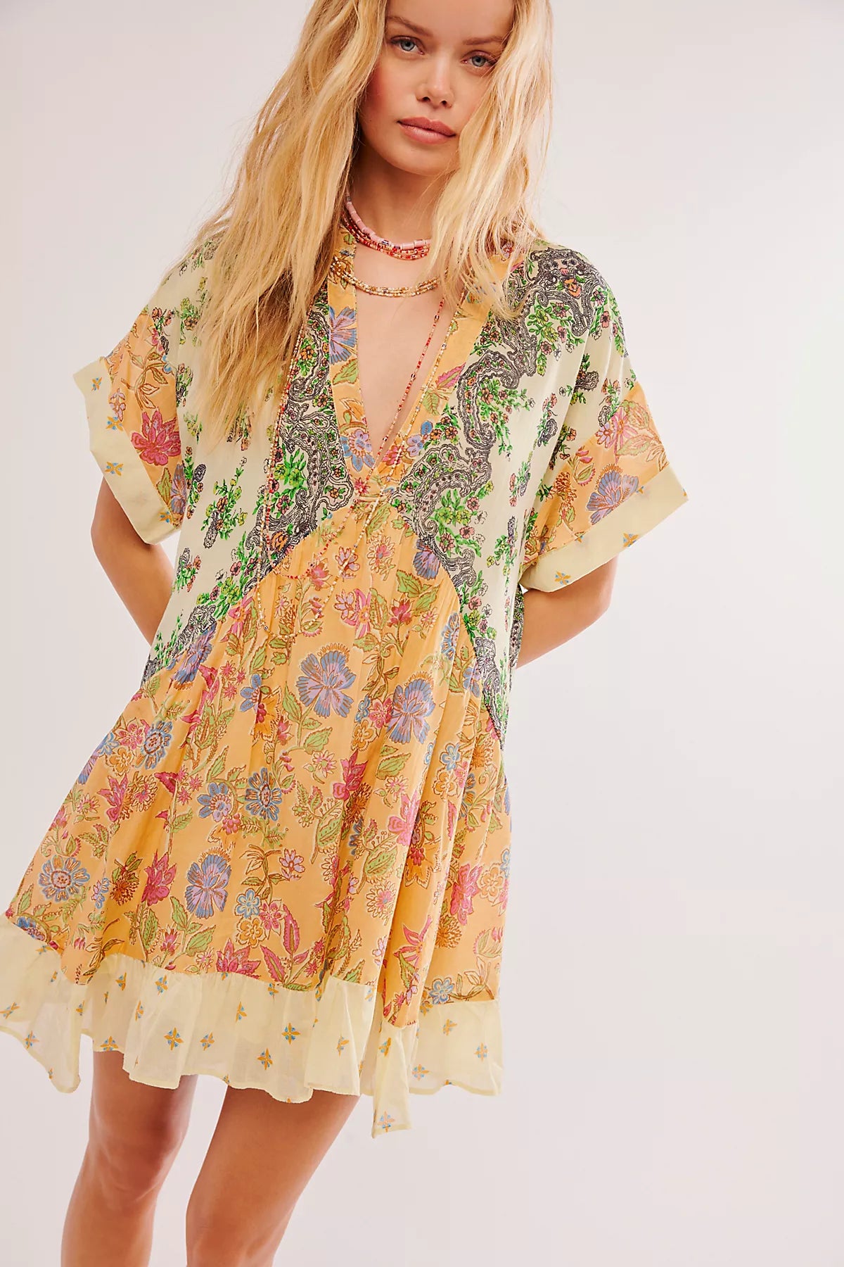 Agnes Printed Mini Dress