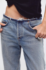 AGOLDE Fray Slim Crop Jeans