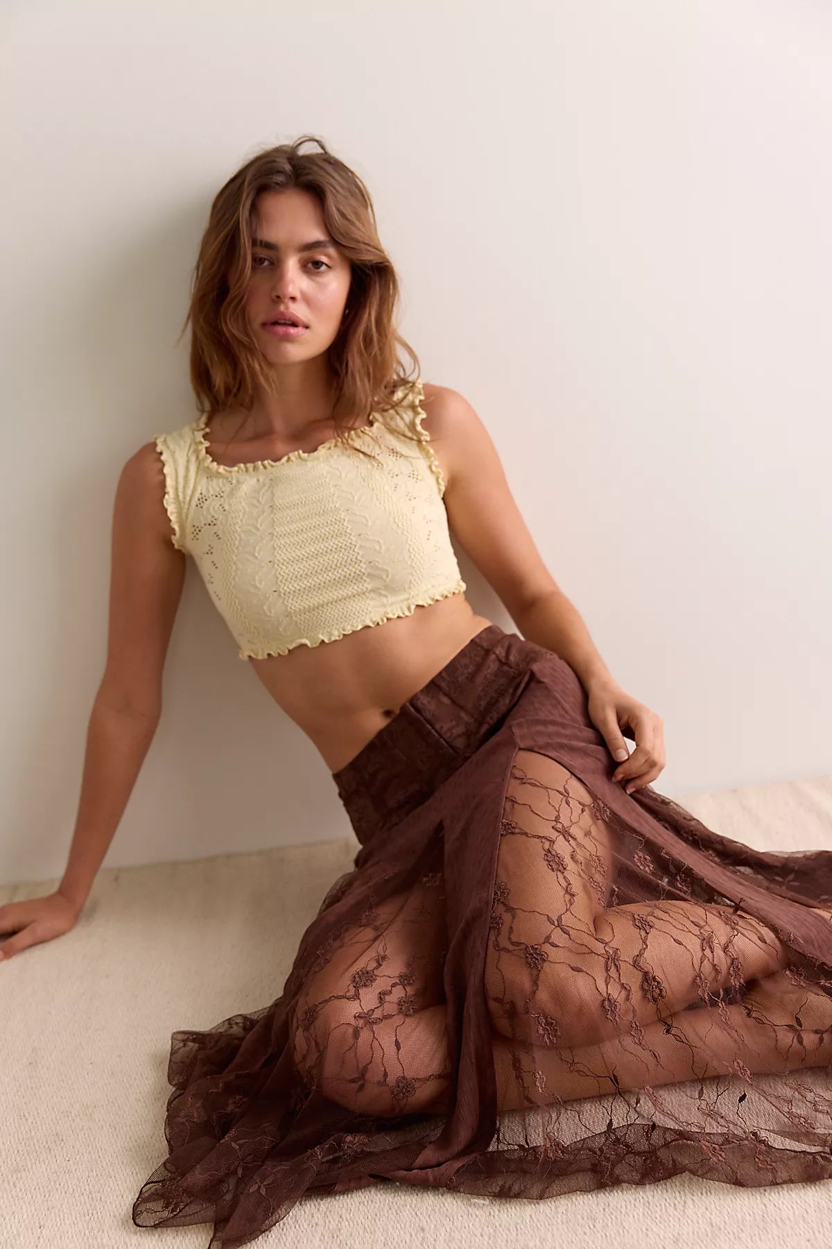 Nice To Meet You Maxi Slip Skirt