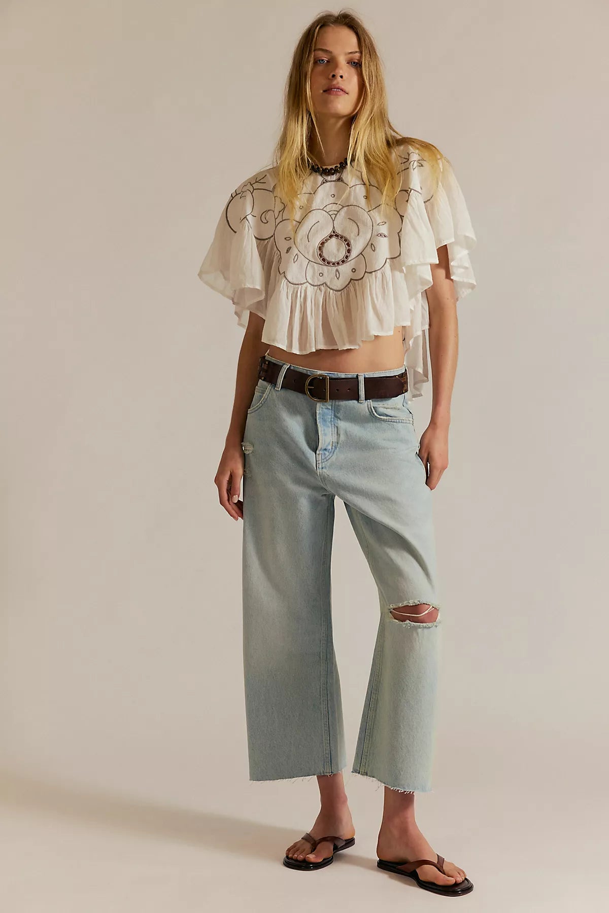 We The Free Deep Trance Dropped Boyfriend Jeans