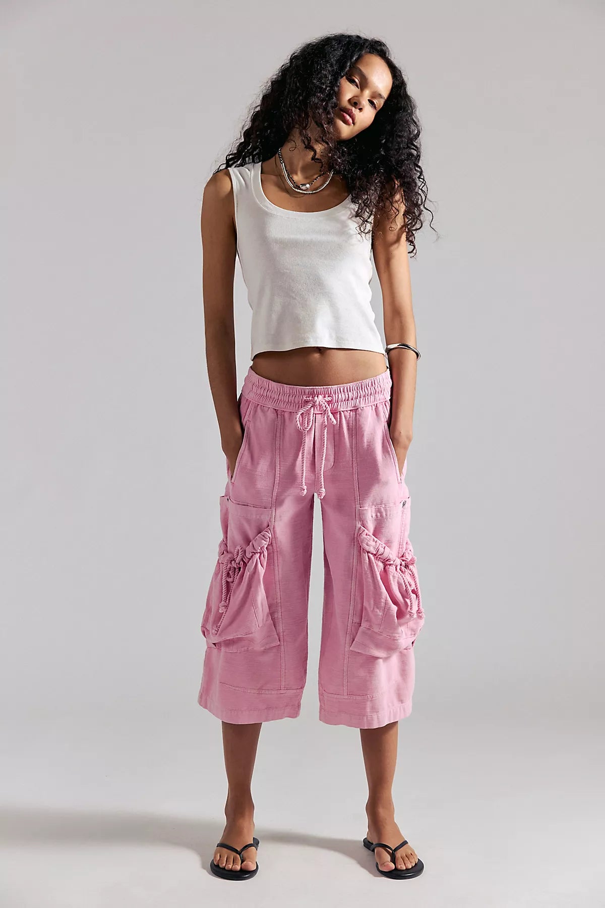 We The Free Ashton Crop Pull-On Cargo Pants