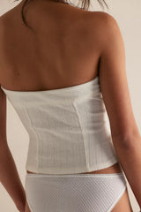 End Game Pointelle Tube Top