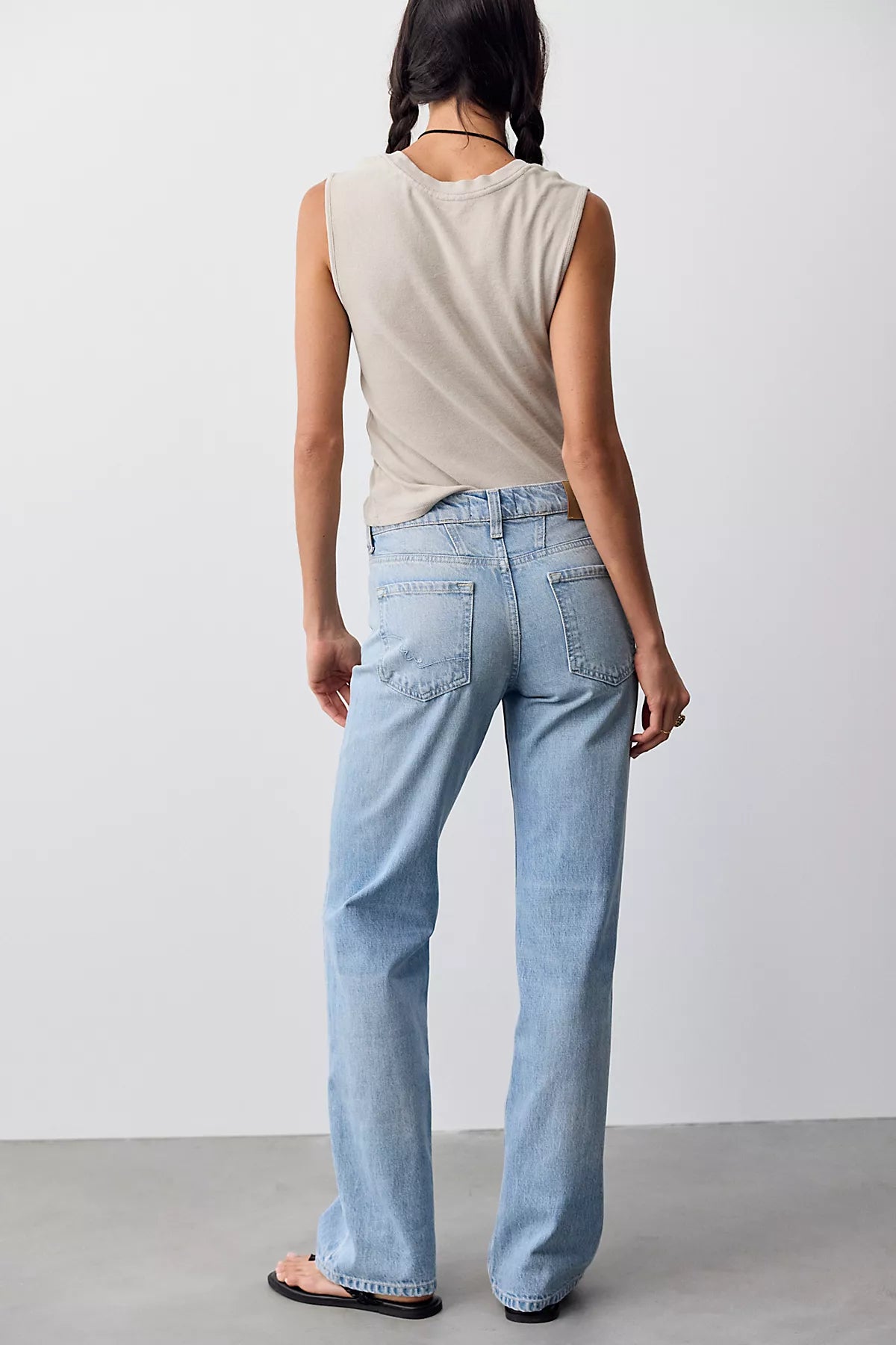 We The Free Luna Mid-Rise Straight Jeans