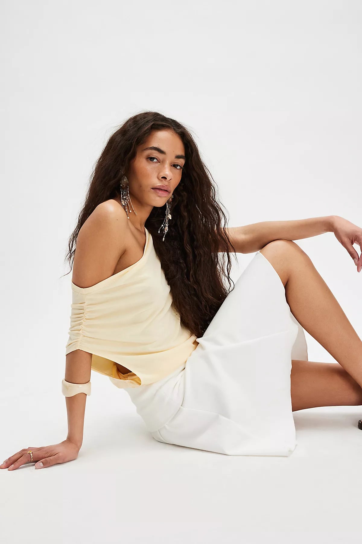 Blake Off-The-Shoulder Draped Top