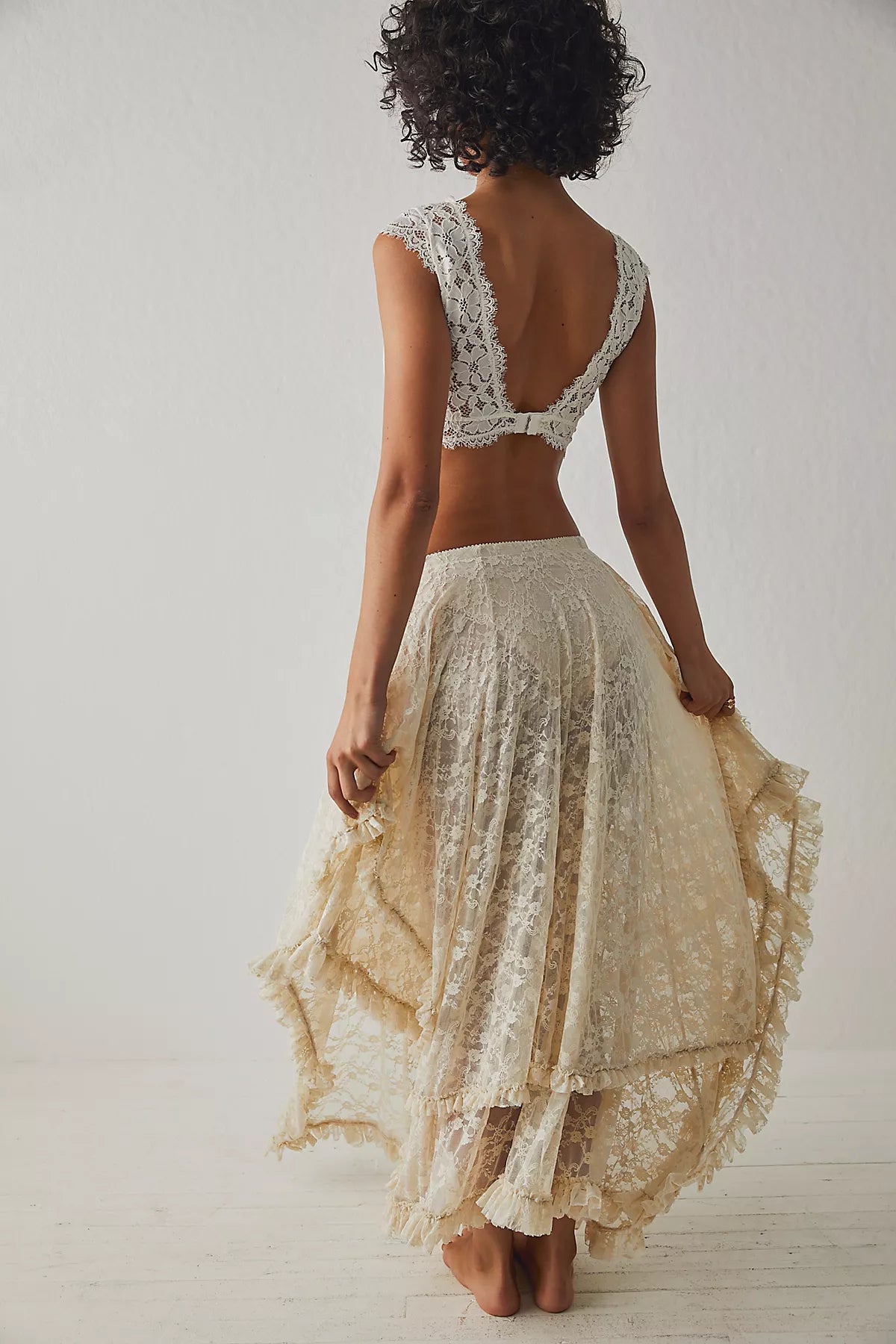 French Courtship Maxi Slip Skirt