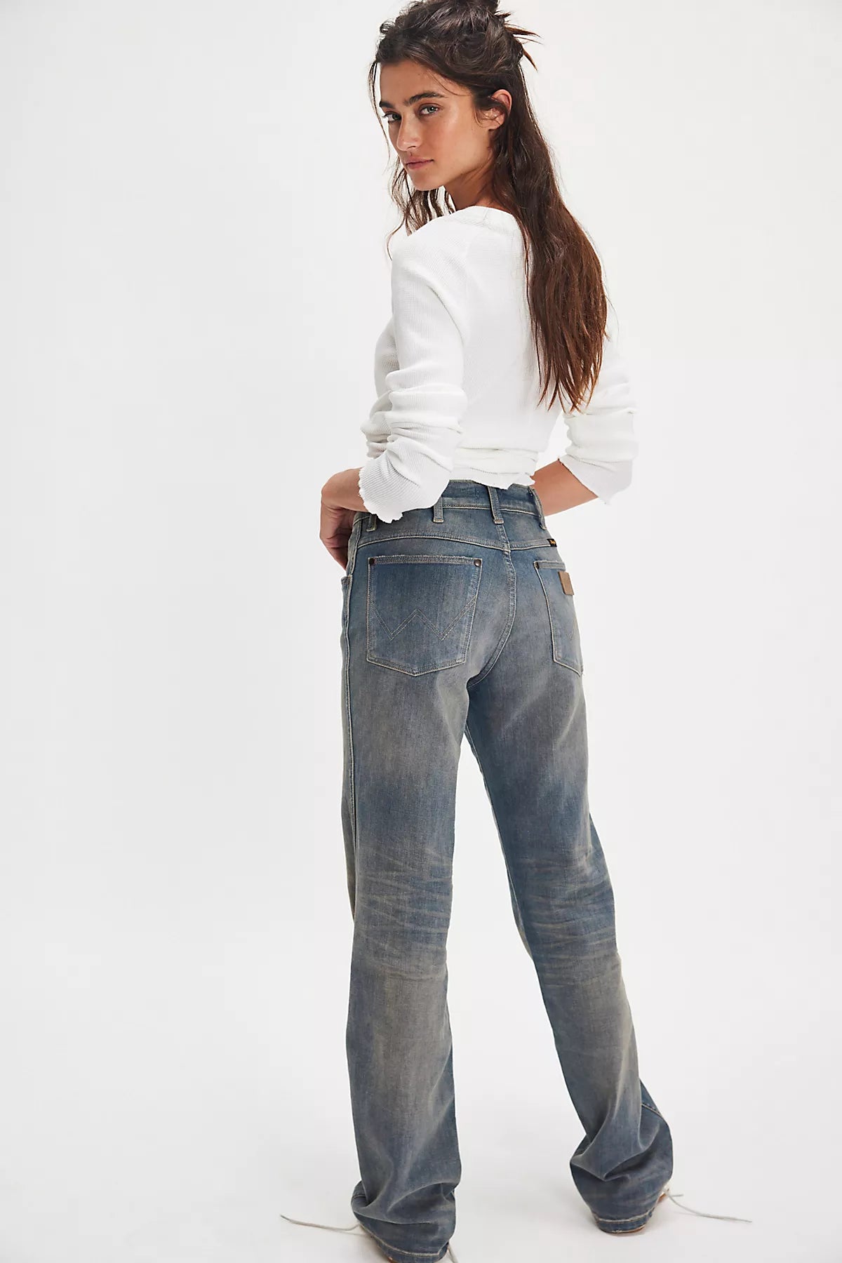 Wrangler Wrancher Mid-Rise Bootcut Jeans