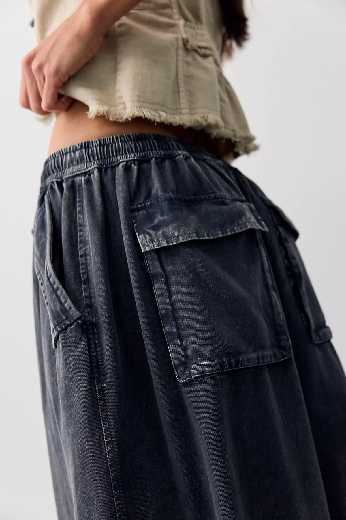 Bobbi Pull-On Cargo Trousers