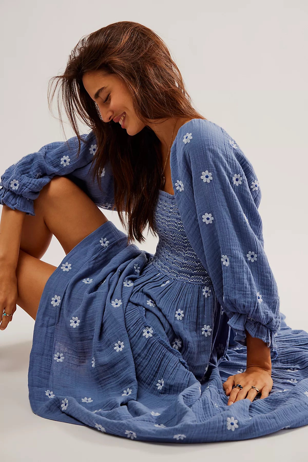 Dahlia Embroidered Maxi Dress