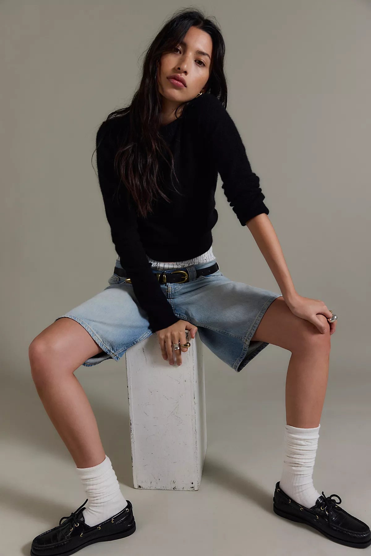 Malibu Cashmere Crewneck Sweater