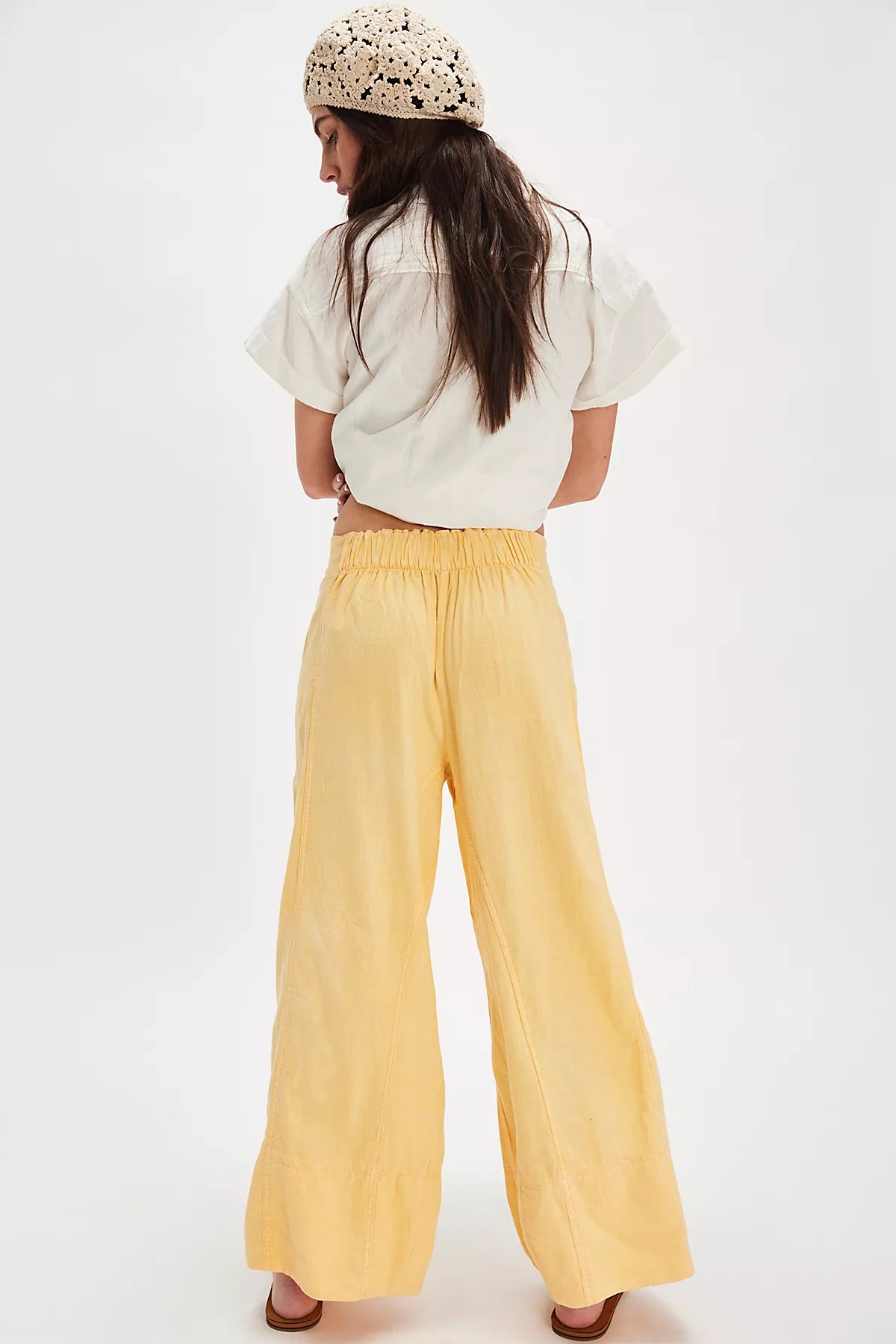 Day's End Linen Pull-On Pants