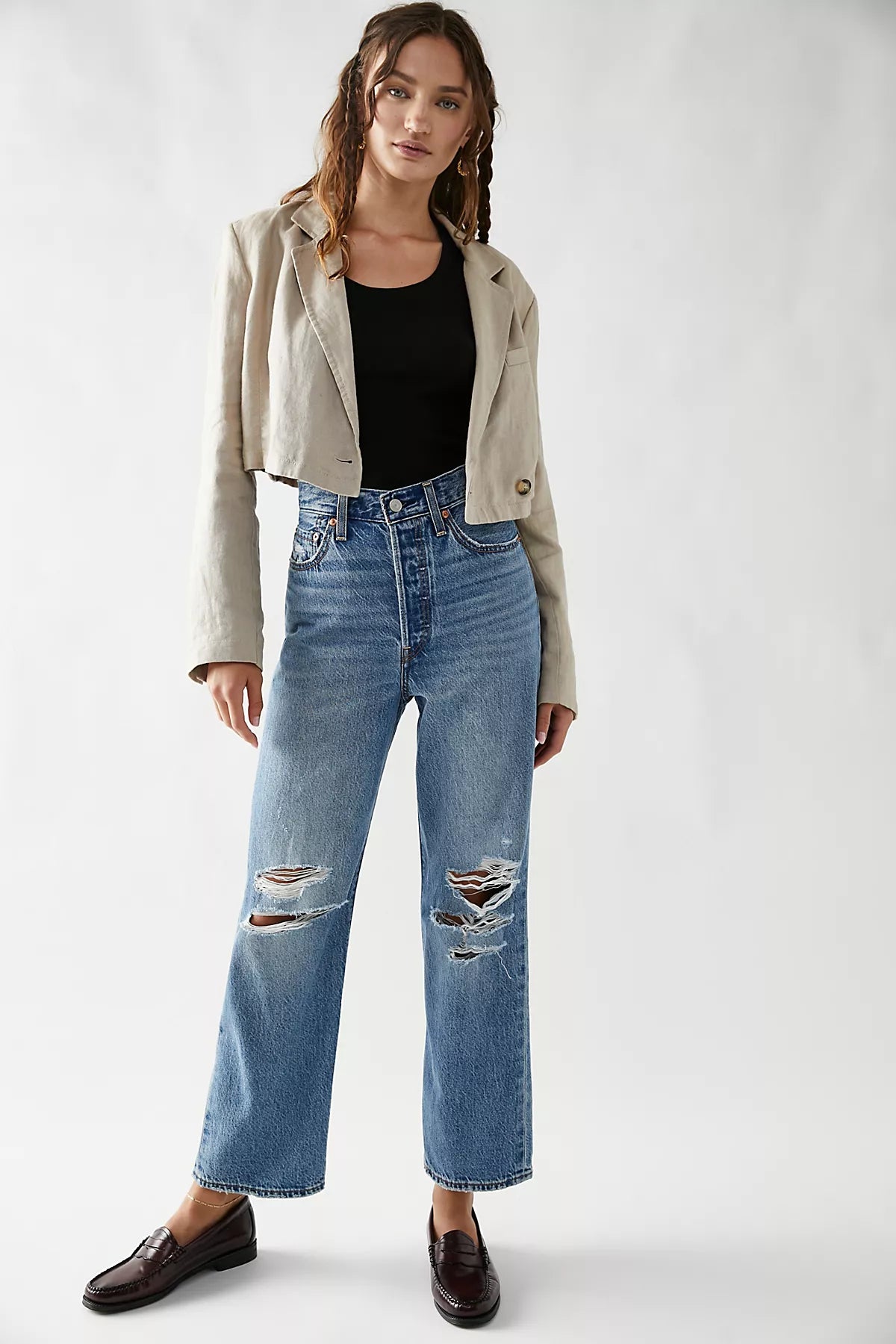 Levi's Ribcage Straight Ankle Jeans