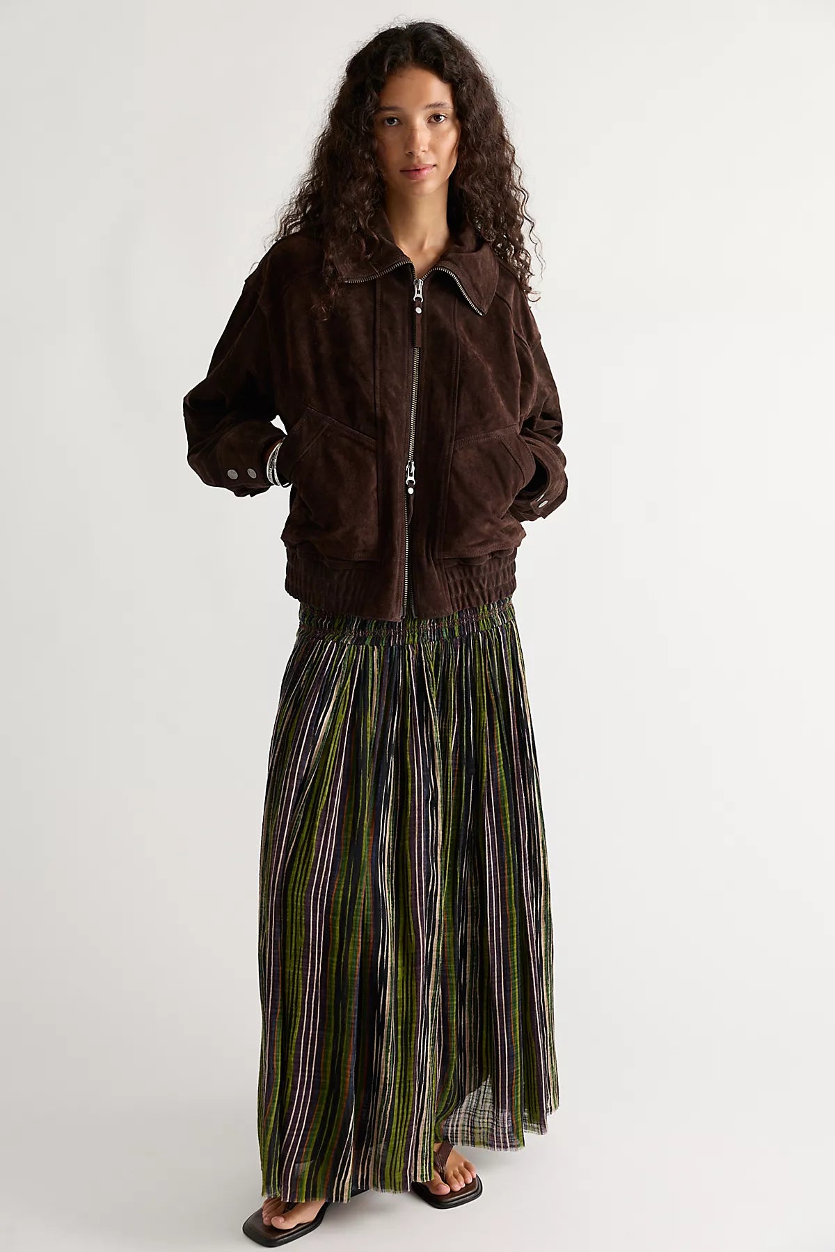 FP One Ravenna Printed Convertible Maxi Skirt