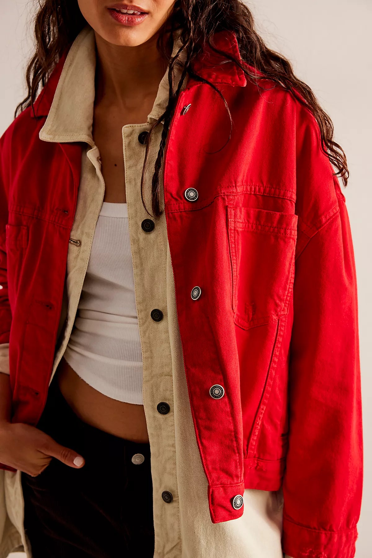 We The Free Opal Swing Denim Jacket