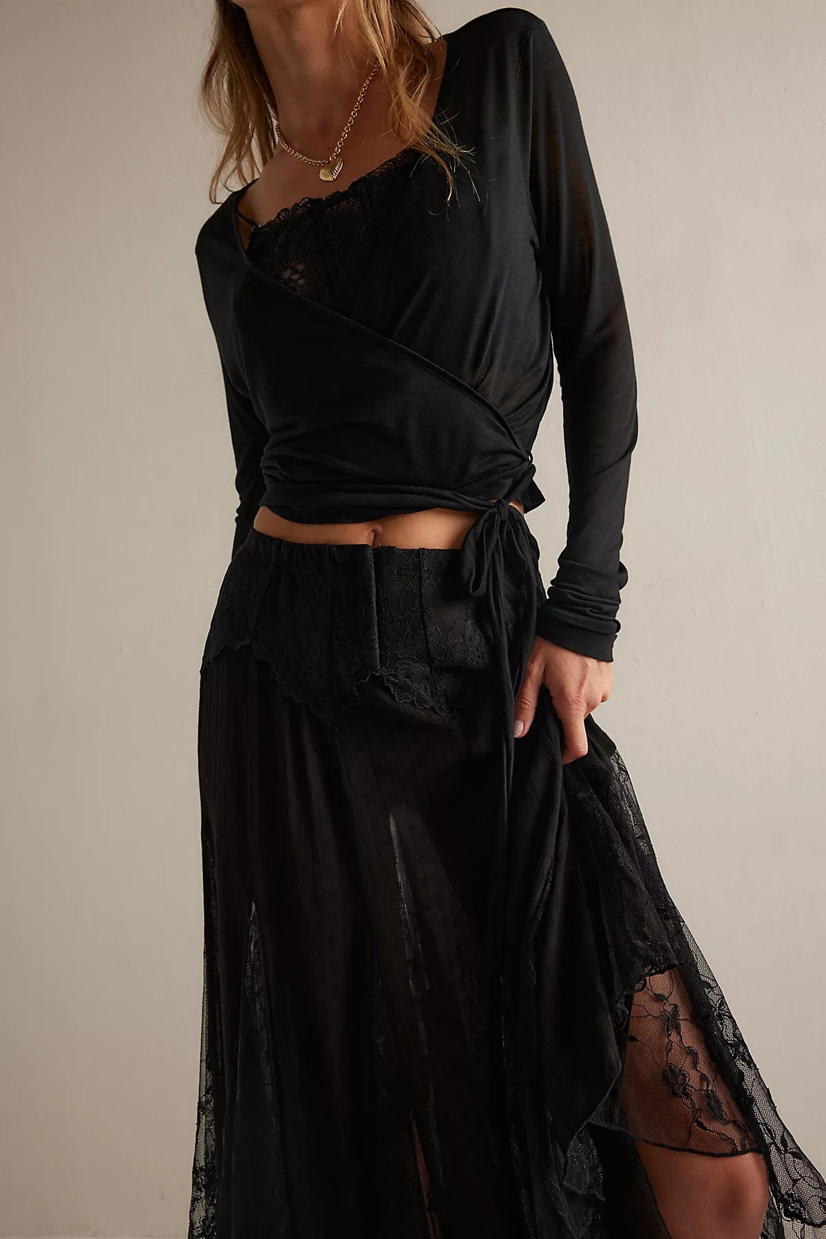 Nice To Meet You Maxi Slip Skirt