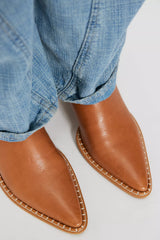 Elena Stitch Ankle Boots