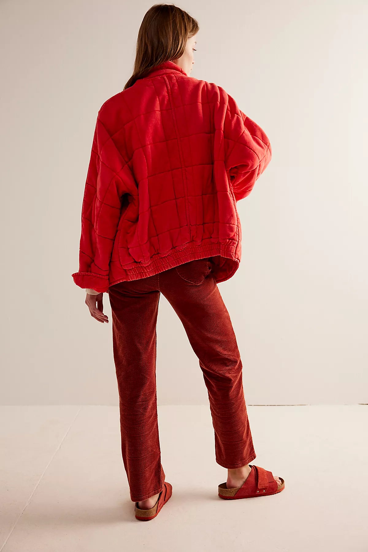 Dolman Quilted Knit Jacket