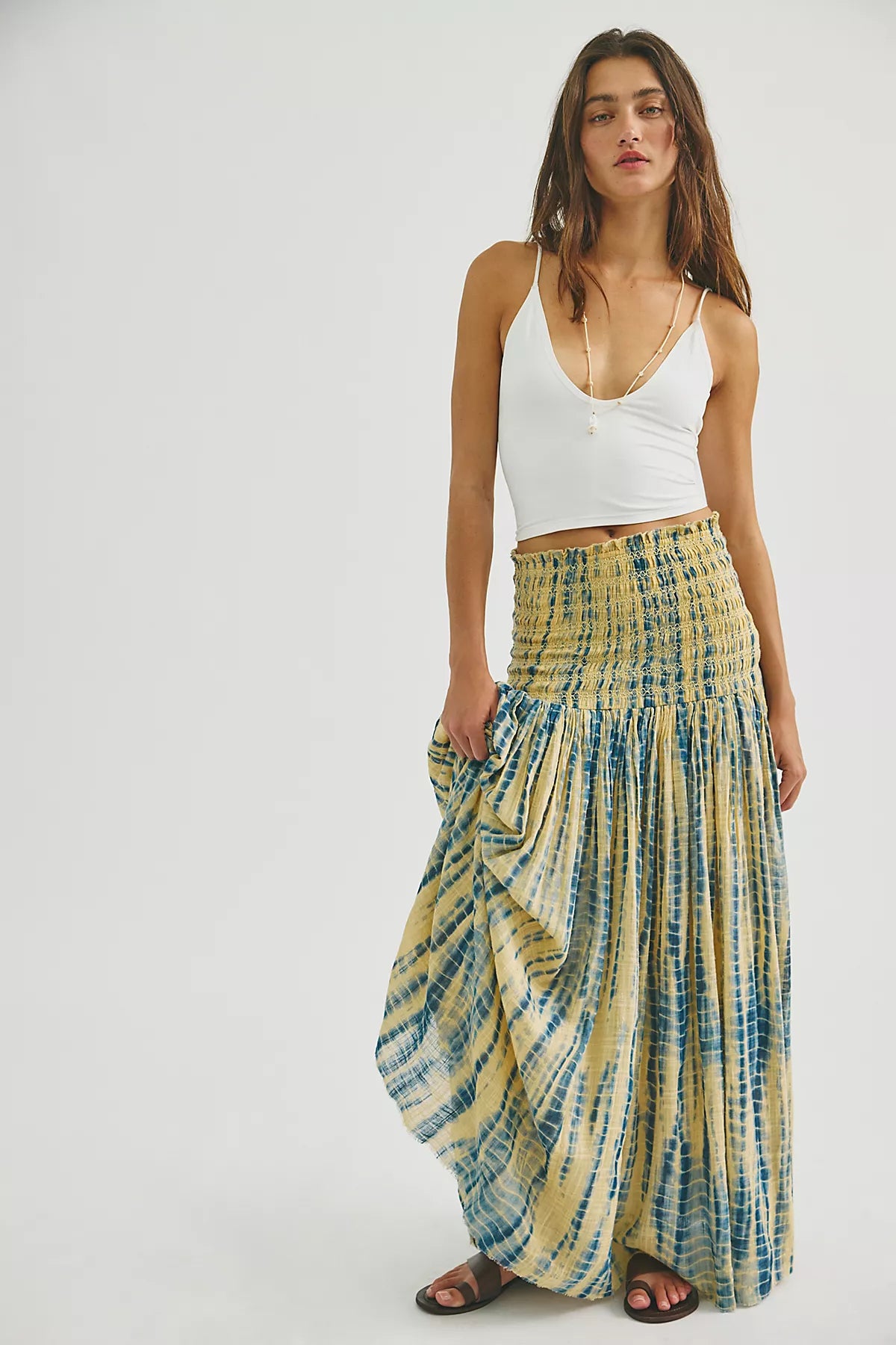 FP One Ravenna Printed Convertible Maxi Skirt