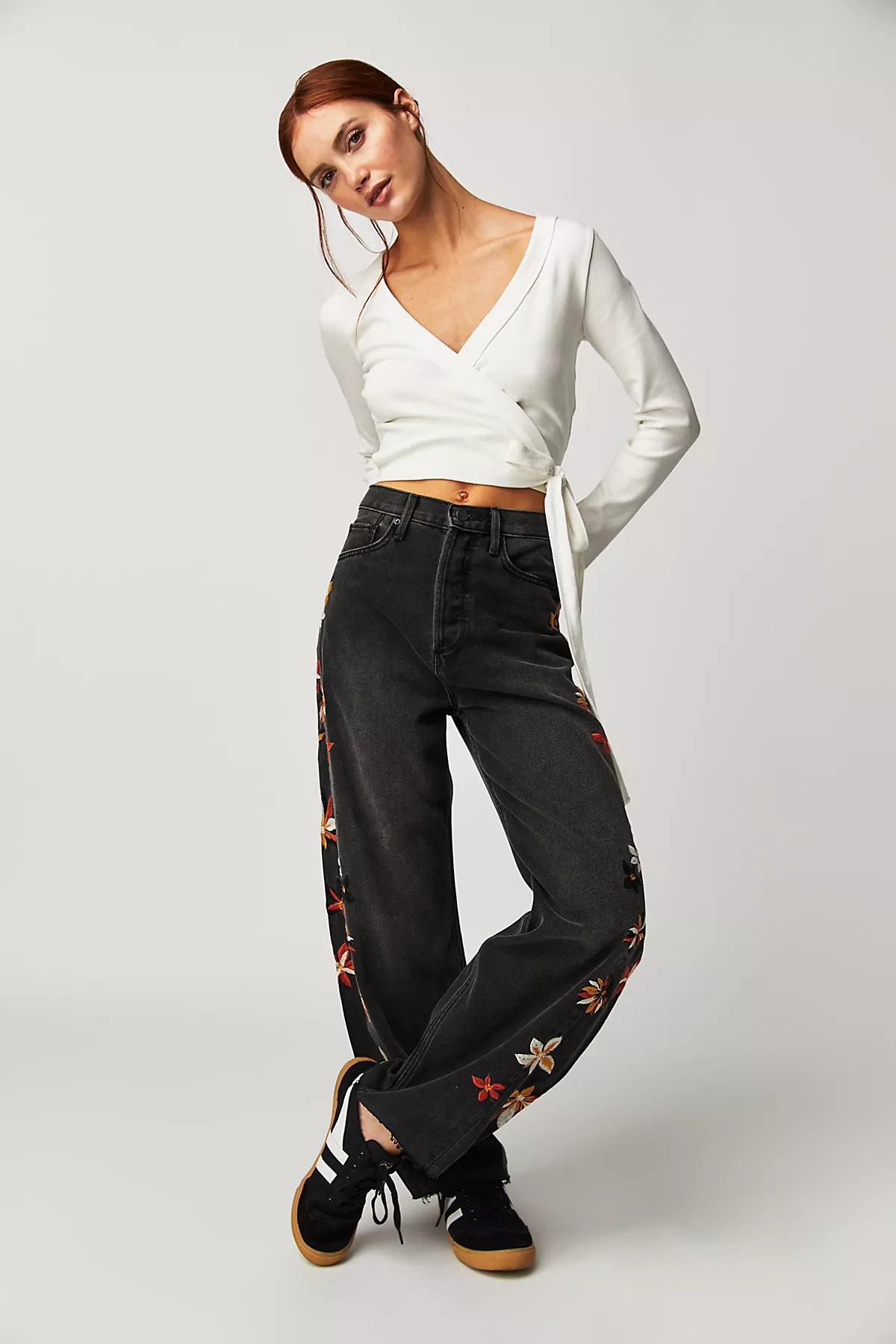 Driftwood Parker Embroidered Jeans