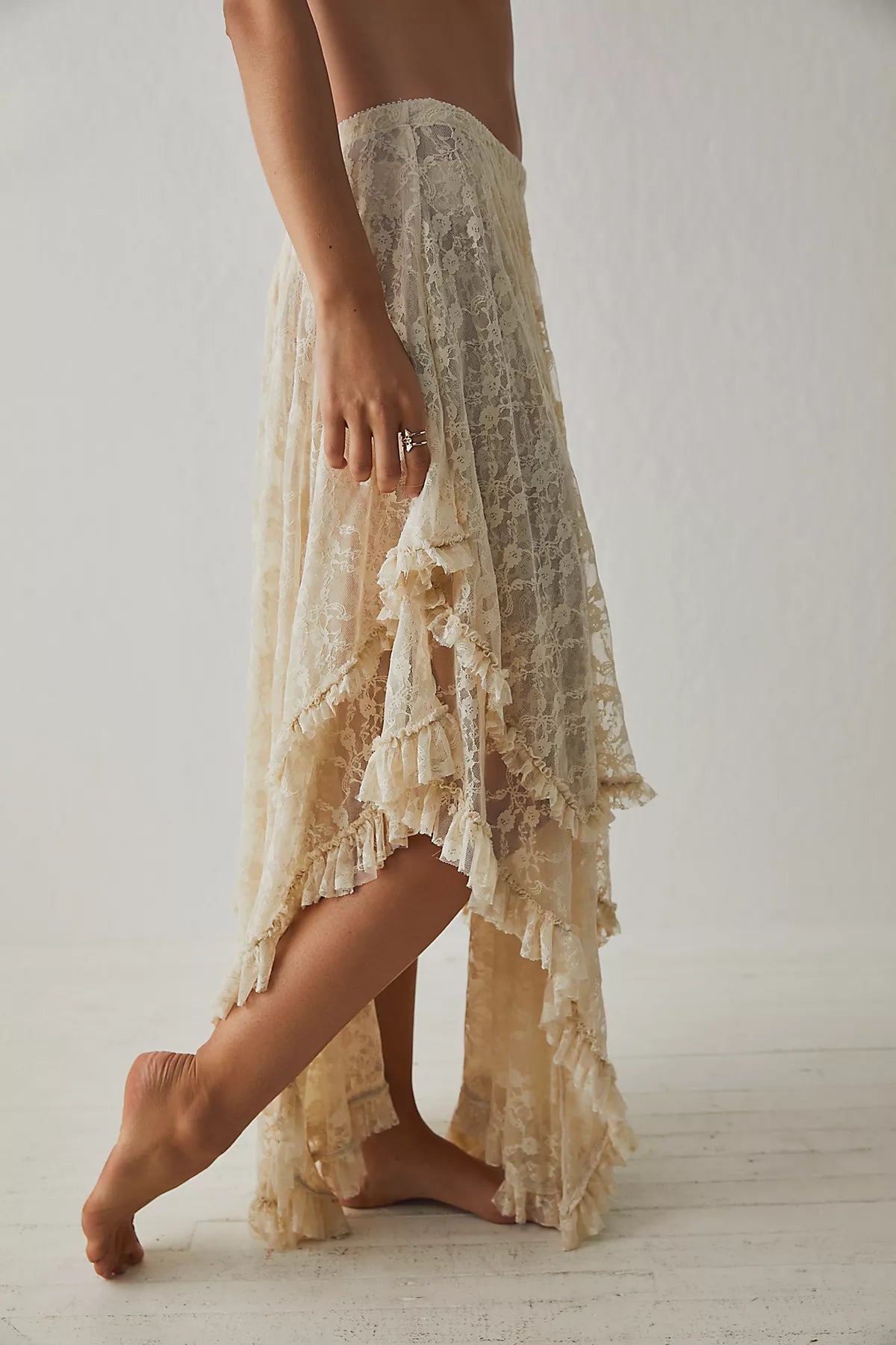 French Courtship Maxi Slip Skirt