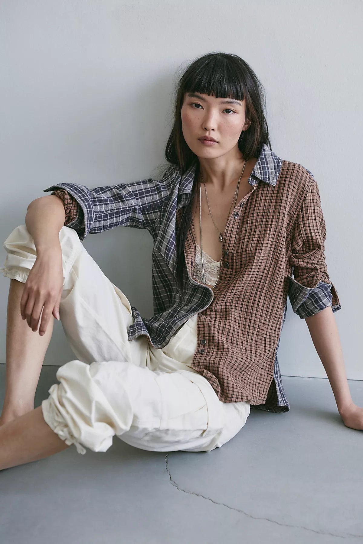 We The Free Benny Slim Plaid Button-Down