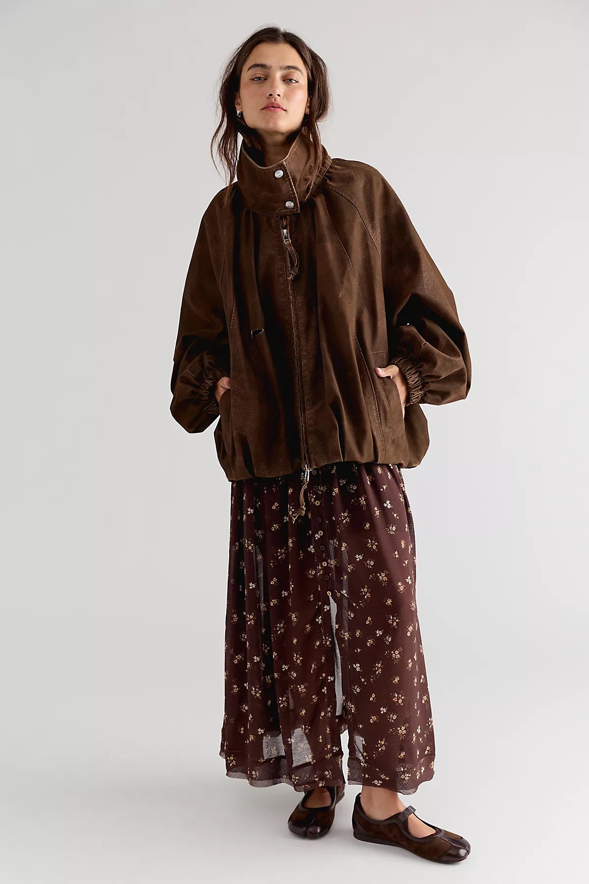 Falling Petals Maxi Dress