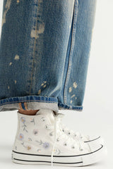 Chuck Taylor All Star Sequin Flower High-Top Sneakers