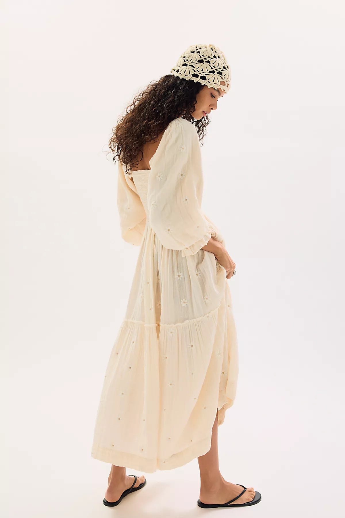 Dahlia Embroidered Maxi Dress