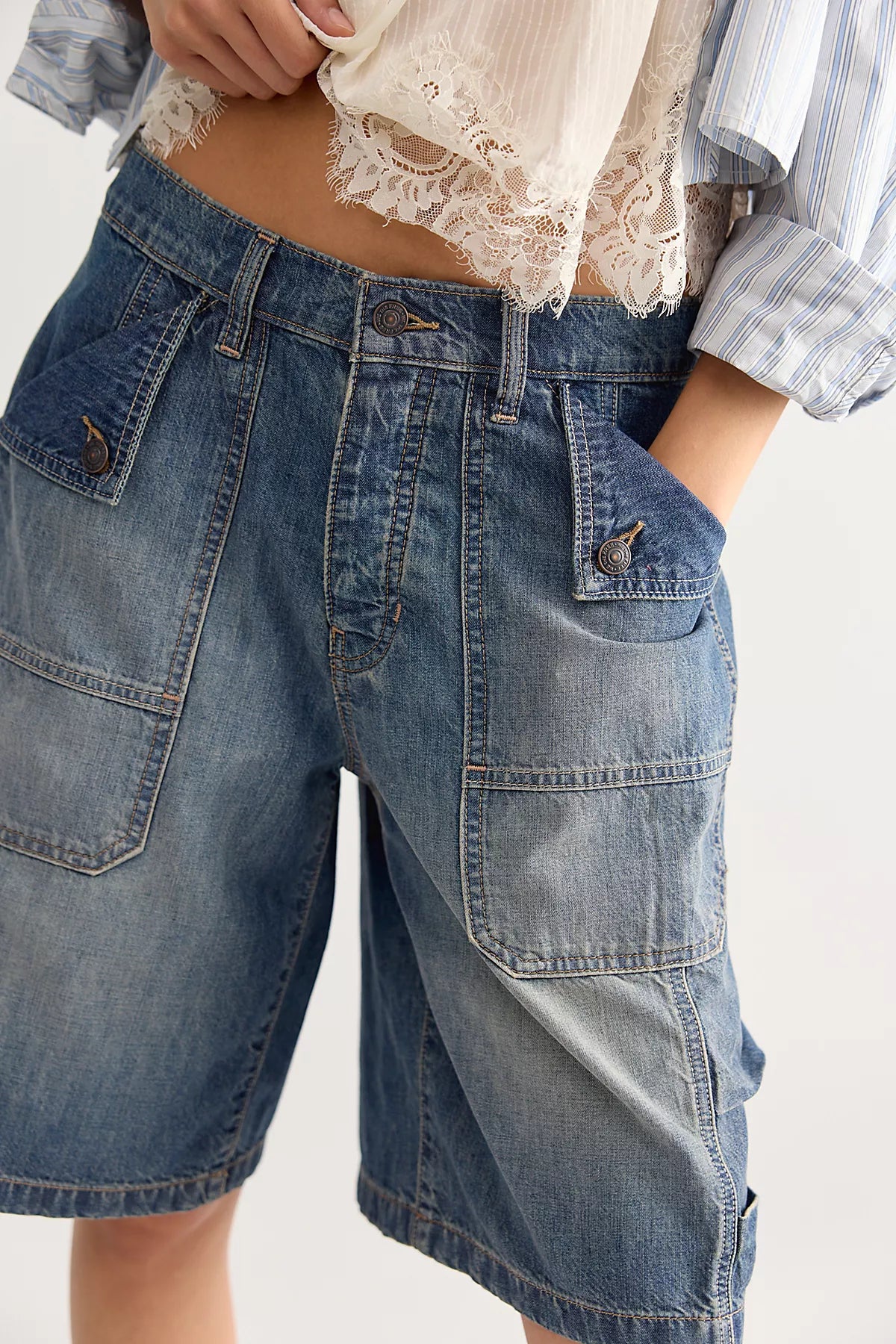 We The Free Mikie Long Shorts