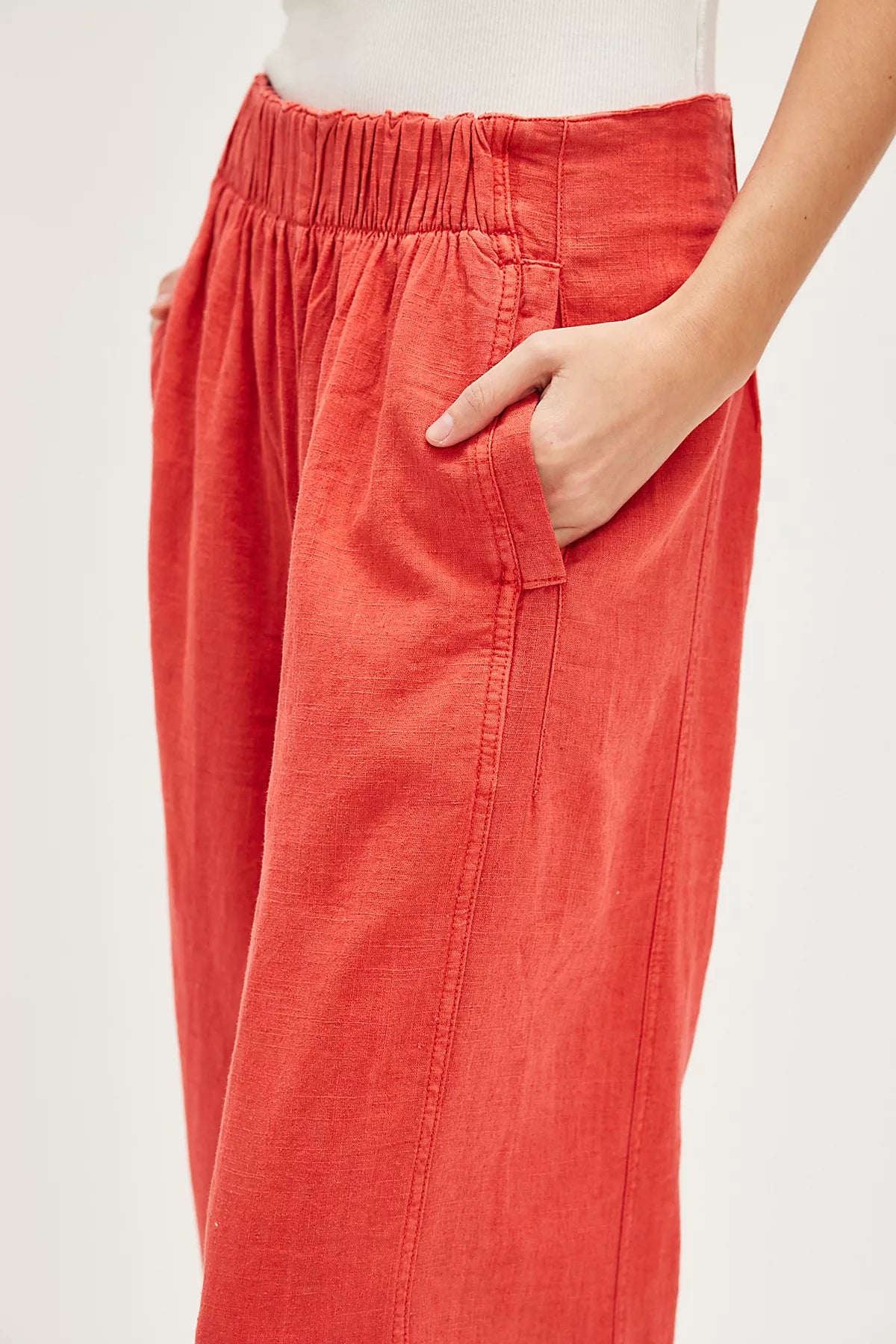 Day's End Linen Pull-On Pants