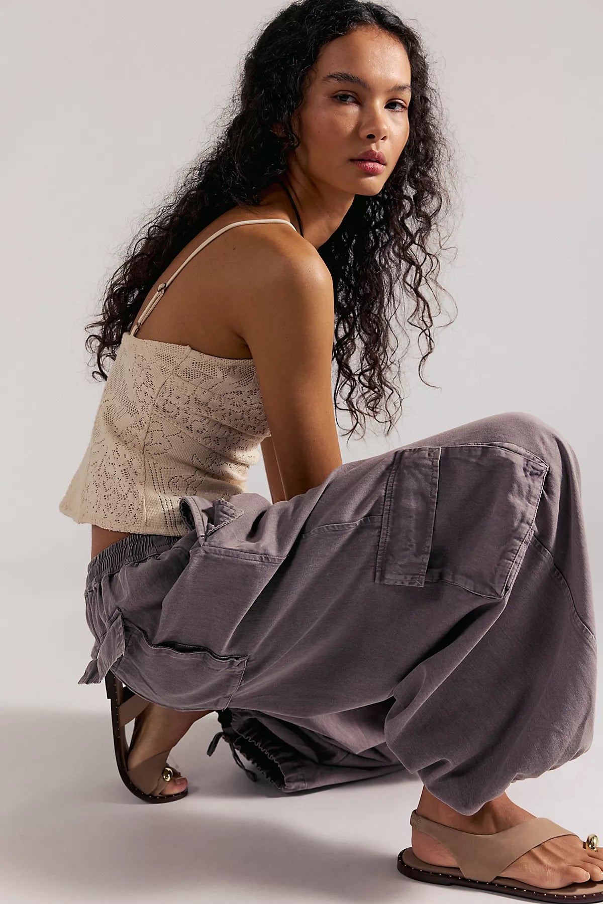 Bobbi Pull-On Cargo Trousers