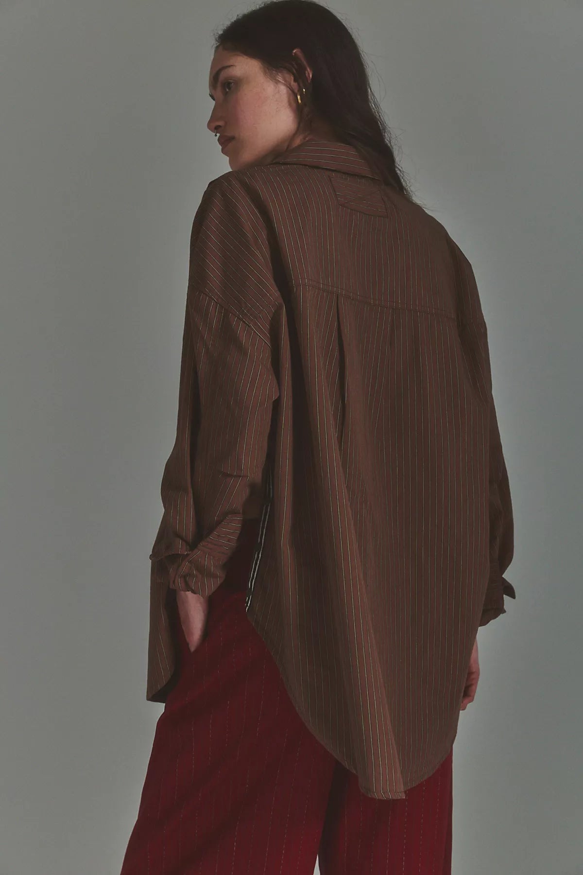 We The Free Lexi Striped Button Down Shirt
