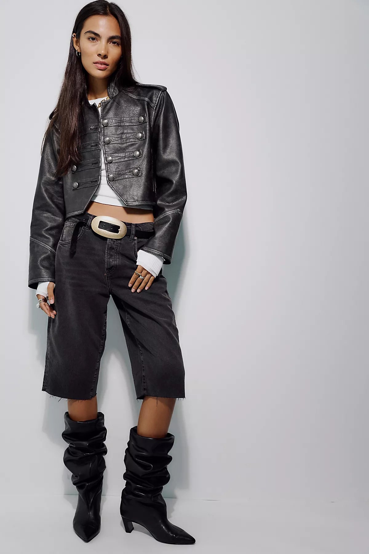 We The Free Low-Rise Relaxed Capri Jeans