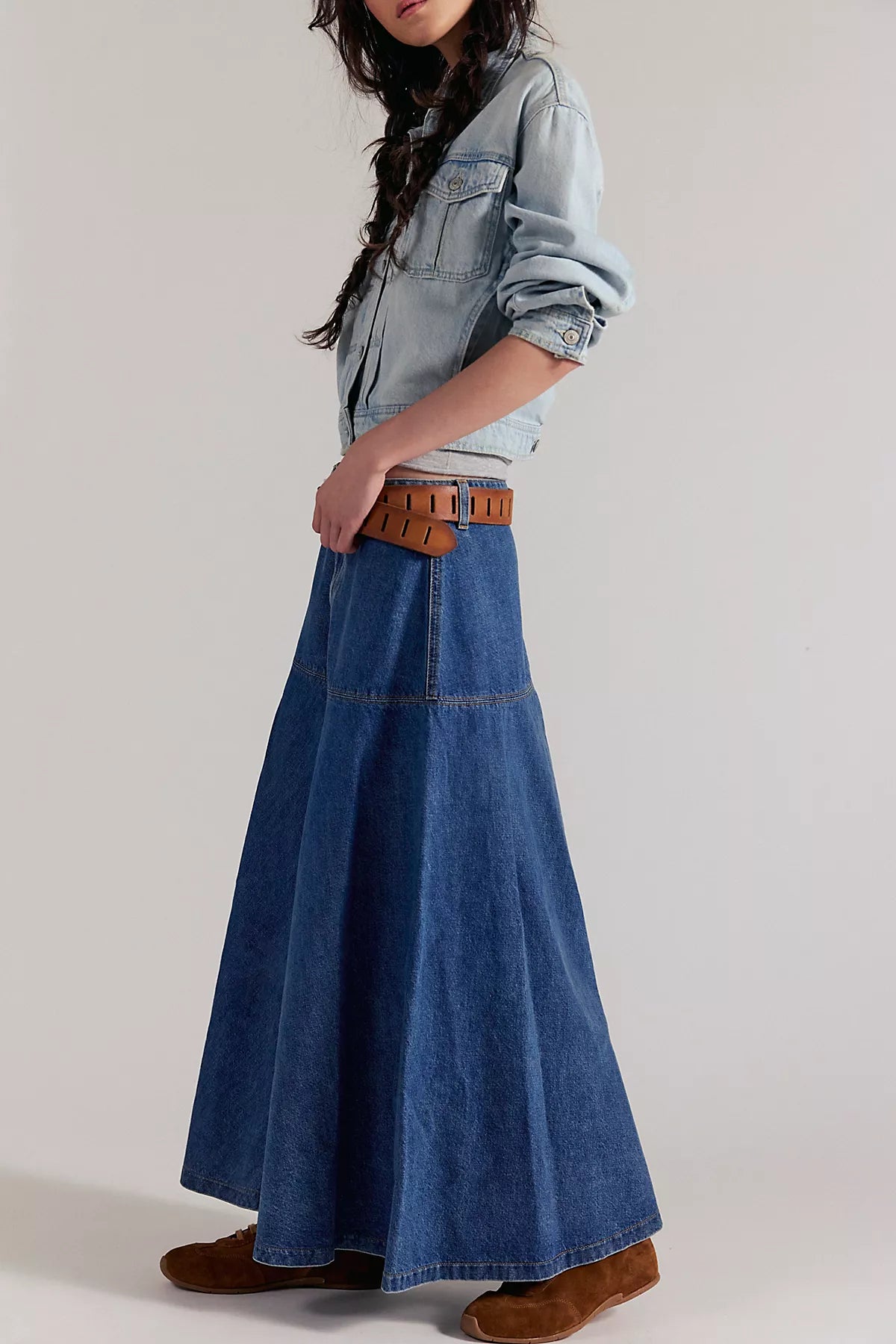 Closed Long Denim Skirt