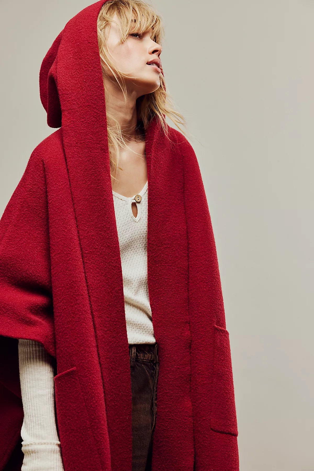 All I Need Cozy Hooded Duster