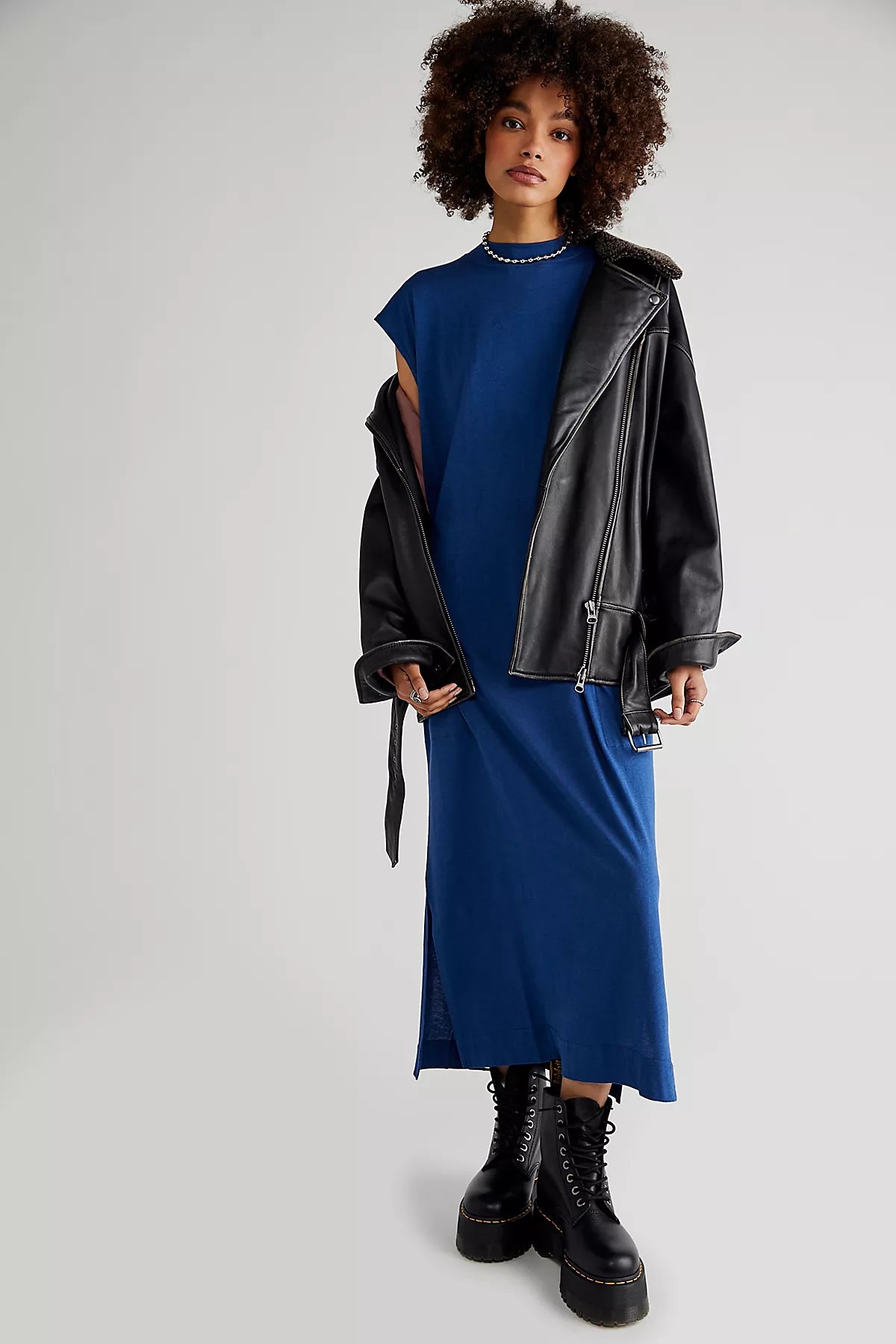 All Day Long Midi T-Shirt Dress