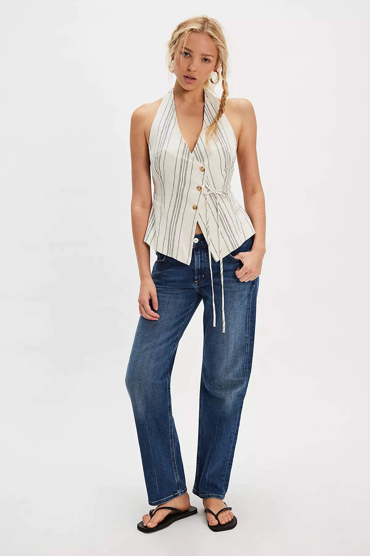 Citizens of Humanity Anissa Low-Rise Straight Leg Jeans