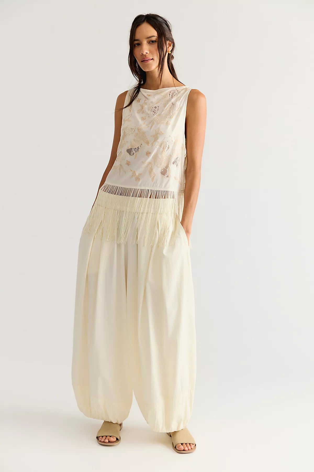 Carlie Fringe Top