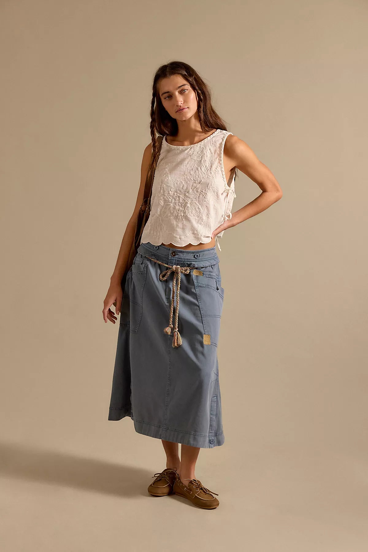 We The Free Sibyla Midi Skirt