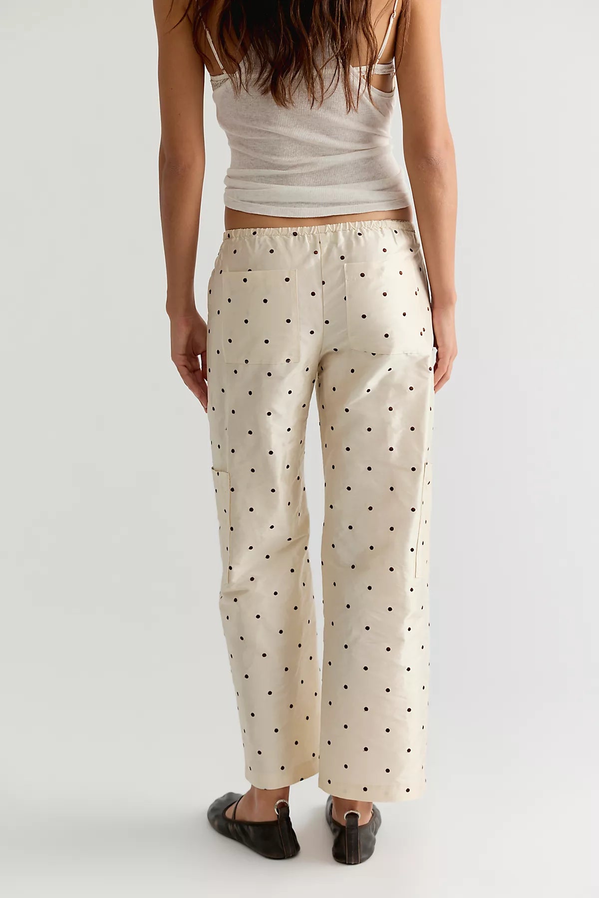 DONNI. The Taffeta Drawstring Cargo Pants