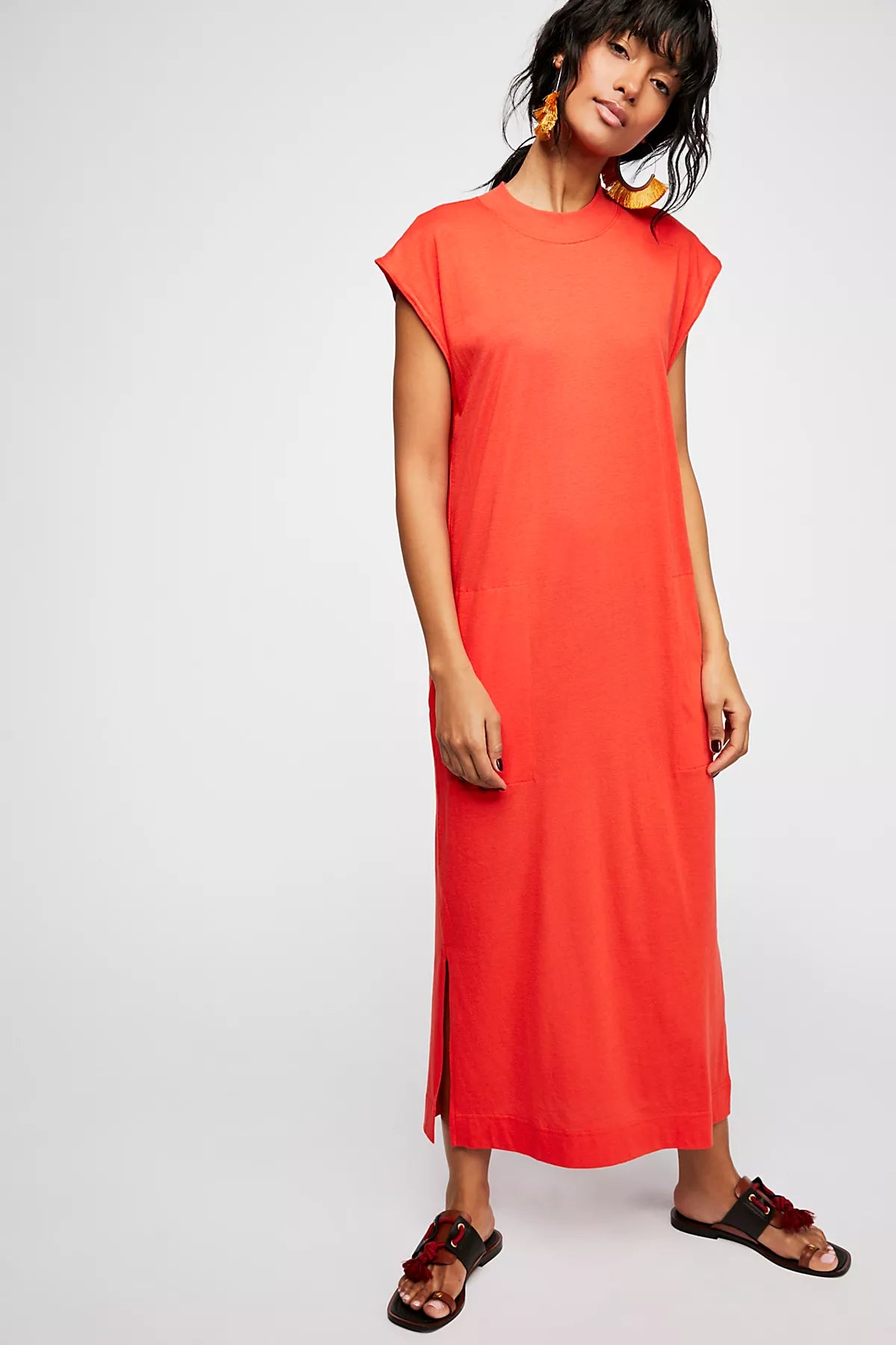 All Day Long Midi T-Shirt Dress