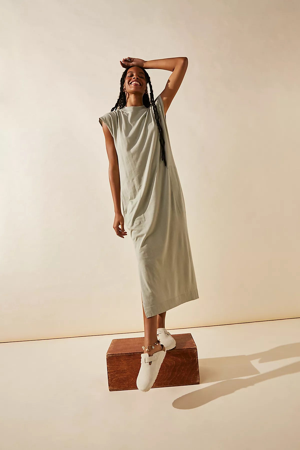 All Day Long Midi T-Shirt Dress