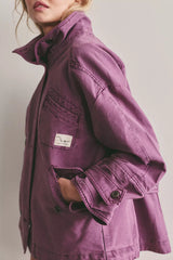 We The Free Collins Washed Canvas Funnel-Neck Jacket