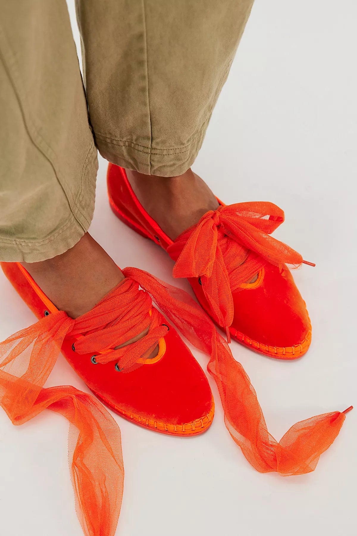Ginny Chiffon Flats
