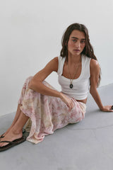 FP One Chloe Printed Maxi Skirt