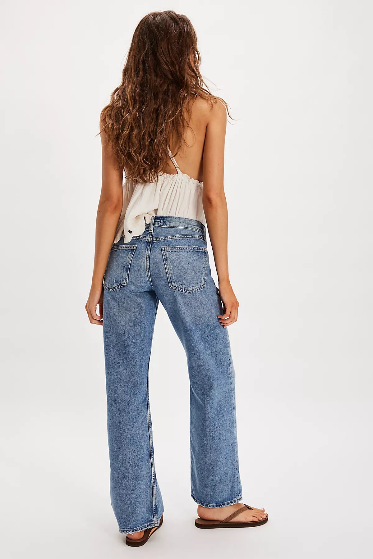 AGOLDE Low-Rise Loose Jeans