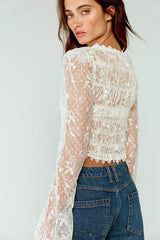 For Love & Lemons Underwater Garden Top
